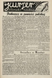 Kurjer Literacko-Naukowy. 1934, nr 19