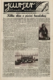 Kurjer Literacko-Naukowy. 1934, nr 28