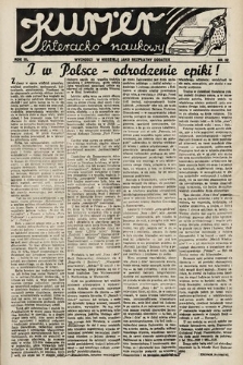 Kurjer Literacko-Naukowy. 1934, nr 32