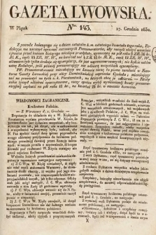 Gazeta Lwowska. 1830, nr 143