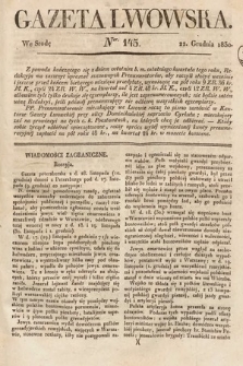 Gazeta Lwowska. 1830, nr 145