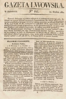 Gazeta Lwowska. 1830, nr 147