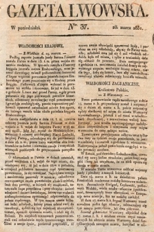 Gazeta Lwowska. 1831, nr 37