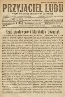 Przyjaciel Ludu : organ Polskiego Stronnictwa Ludowego. 1921, nr 5