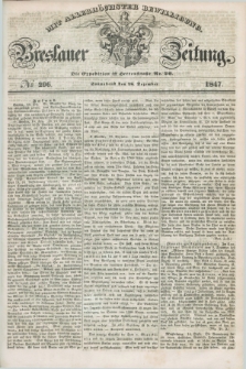 Breslauer Zeitung : mit allerhöchster Bewilligung. 1847, № 296 (18 Dezember) + dod.