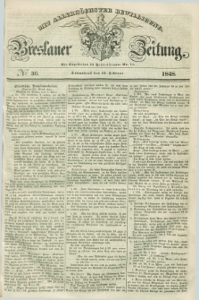 Breslauer Zeitung : mit allerhöchster Bewilligung. 1848, № 36 (12 Februar) + dod.