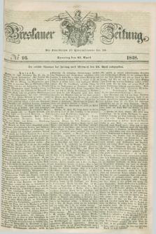 Breslauer Zeitung. 1848, № 96 (23 April) + dod. + wkładka