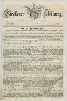 Breslauer Zeitung. 1848, № 108 (9 Mai) + dod. + wkładka