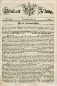 Breslauer Zeitung. 1848, № 110 (11 Mai) + dod.