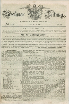 Breslauer Zeitung. 1848, № 116 (19 Mai) + dod.