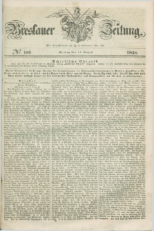 Breslauer Zeitung. 1848, № 186 (11 August) + dod.