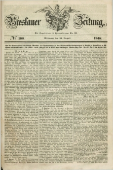 Breslauer Zeitung. 1848, № 196 (23 August) + dod.