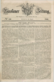 Breslauer Zeitung. 1848, № 198 (25 August) + dod.