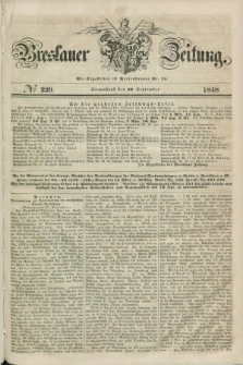 Breslauer Zeitung. 1848, № 229 (30 September) + dod.