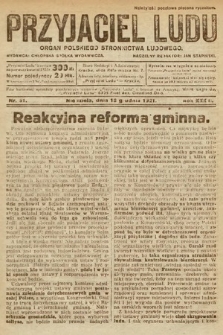 Przyjaciel Ludu : organ Polskiego Stronnictwa Ludowego. 1921, nr 51