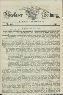 Breslauer Zeitung. 1848, № 231 (3 Oktober) + dod.