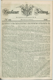 Breslauer Zeitung. 1848, № 232 (4 Oktober) + dod.