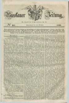 Breslauer Zeitung. 1848, № 241 (14 Oktober) + dod.