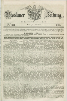 Breslauer Zeitung. 1848, № 243 (17 Oktober) + dod.