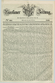 Breslauer Zeitung. 1848, № 244 (18 Oktober) + dod.