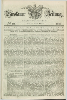 Breslauer Zeitung. 1848, № 247 (21 Oktober) + dod.