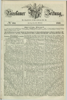 Breslauer Zeitung. 1848, № 252 (27 Oktober) + dod.