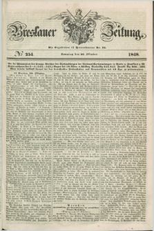 Breslauer Zeitung. 1848, № 254 (29 Oktober) + dod.