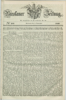 Breslauer Zeitung. 1848, № 256 (1 November) + dod.