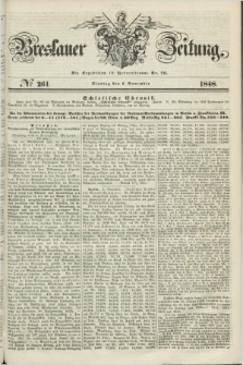 Breslauer Zeitung. 1848, № 261 (7 November) + dod.