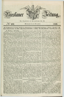 Breslauer Zeitung. 1848, № 262 (8 November) + dod.