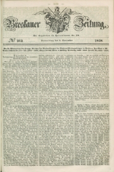 Breslauer Zeitung. 1848, № 263 (9 November) + dod.