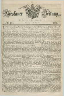 Breslauer Zeitung. 1848, № 284 (3 Dezember) + dod.