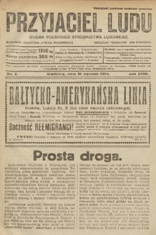 Przyjaciel Ludu : organ Polskiego Stronnictwa Ludowego. 1923, nr 3