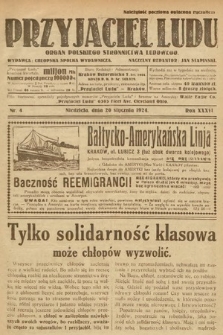 Przyjaciel Ludu : organ Polskiego Stronnictwa Ludowego. 1924, nr 4