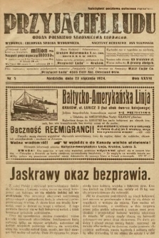 Przyjaciel Ludu : organ Polskiego Stronnictwa Ludowego. 1924, nr 5