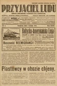 Przyjaciel Ludu : organ Polskiego Stronnictwa Ludowego. 1924, nr 6