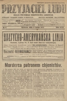 Przyjaciel Ludu : organ Polskiego Stronnictwa Ludowego. 1923, nr 6