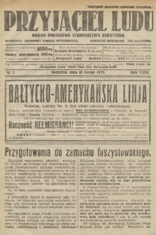 Przyjaciel Ludu : organ Polskiego Stronnictwa Ludowego. 1923, nr 7