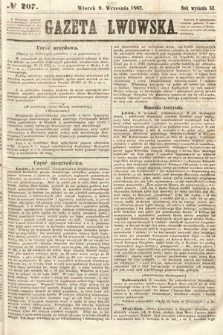 Gazeta Lwowska. 1862, nr 207