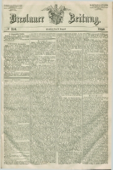 Breslauer Zeitung. 1850, № 216 (6 August)