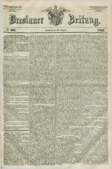 Breslauer Zeitung. 1850, № 237 (27 August)