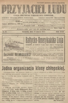 Przyjaciel Ludu : organ Polskiego Stronnictwa Ludowego. 1923, nr 11