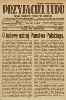 Przyjaciel Ludu : organ Polskiego Stronnictwa Ludowego. 1924, nr 15