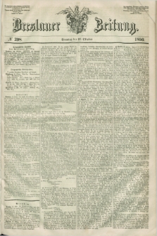 Breslauer Zeitung. 1850, № 298 (27 Oktober) + dod.