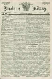 Breslauer Zeitung. 1850, № 326 (24 November) + dod.