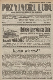 Przyjaciel Ludu : organ Polskiego Stronnictwa Ludowego. 1923, nr 14