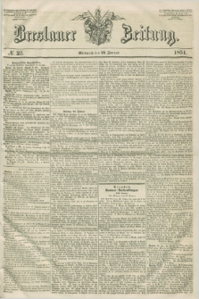Breslauer Zeitung. 1851, № 22 (22 Januar)