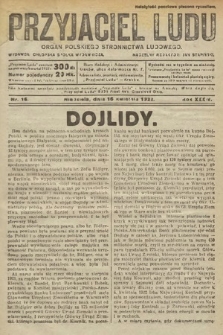 Przyjaciel Ludu : organ Polskiego Stronnictwa Ludowego. 1922, nr 16