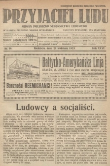 Przyjaciel Ludu : organ Polskiego Stronnictwa Ludowego. 1923, nr 16