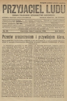 Przyjaciel Ludu : organ Polskiego Stronnictwa Ludowego. 1922, nr 23